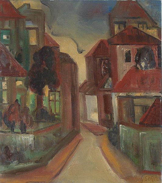 Georges Jansoone Street view china oil painting image